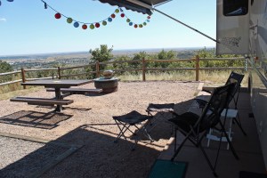 Looking out over the prairie