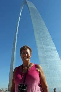 Jackie at the Arch