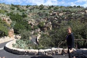 Outside the cave, ready for bat flight.