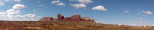 Buttes in Monument Valley