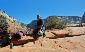 Doug at Angel's Landing