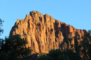 Watchman in the late evening sun